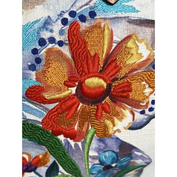 Brighton Purse Butterfly Print W/ Embroidery In Design “Never Hide Your Wings” - Picture 2 of 16